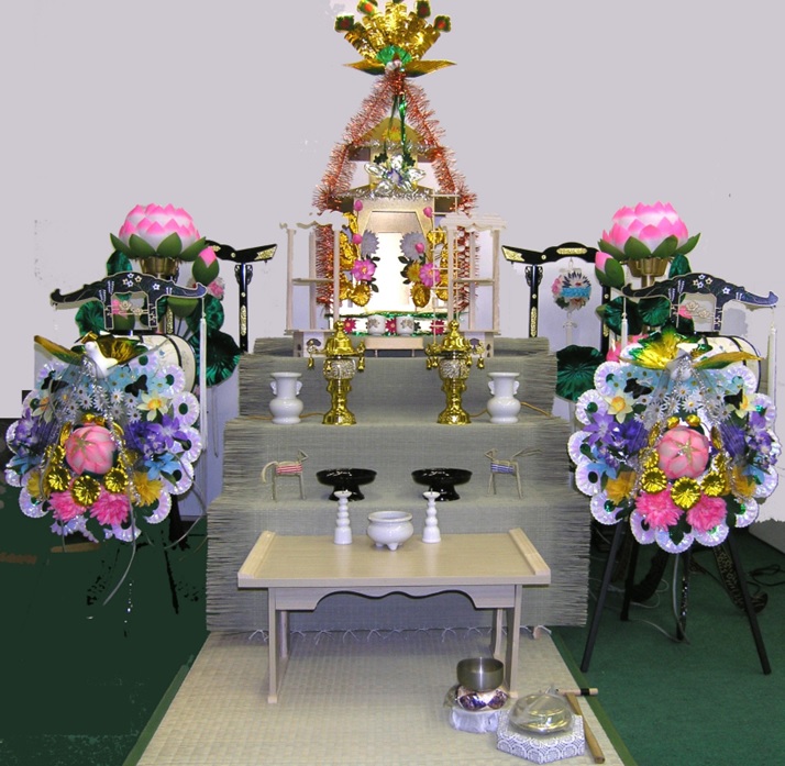 精霊棚　お祀り2