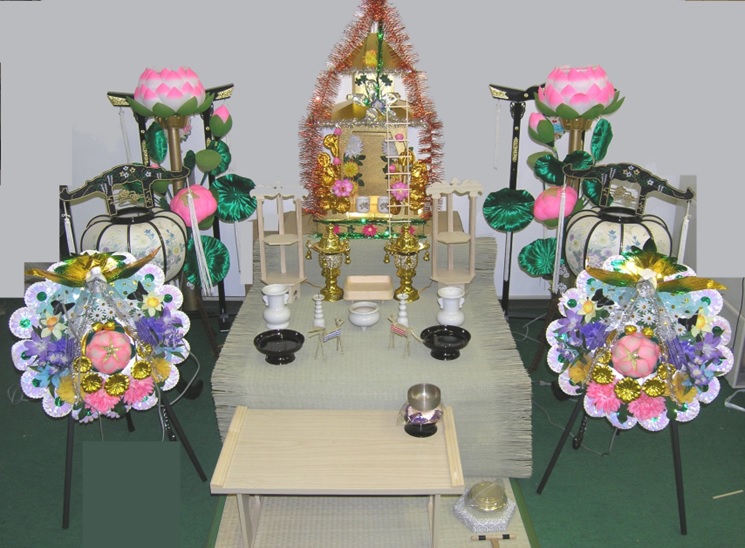 精霊棚　お祀り１